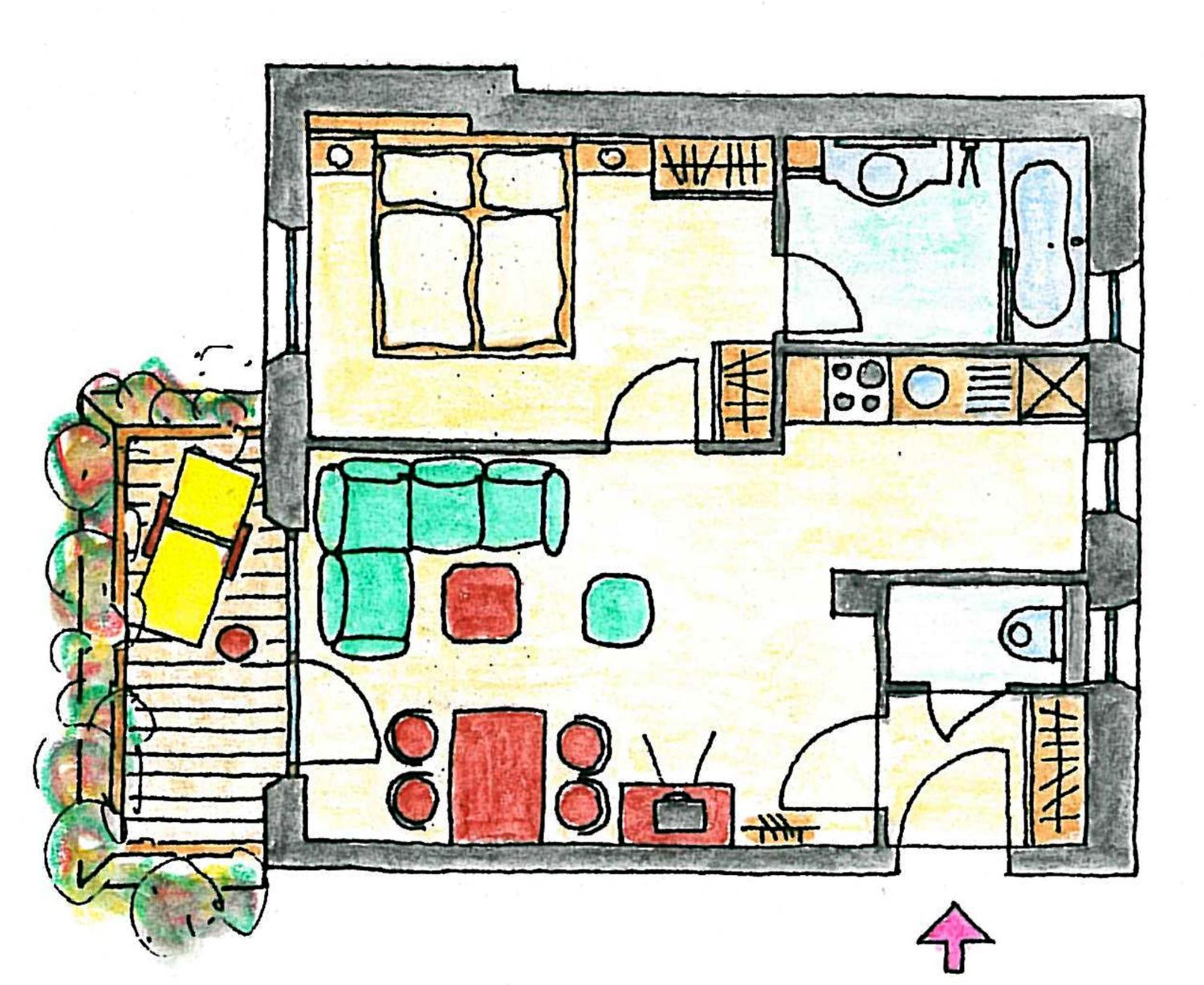 Chalet Zauberfloete Radstadt Ruang foto
